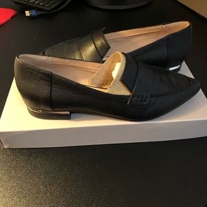 Franco sarto black Sansa leather loafer